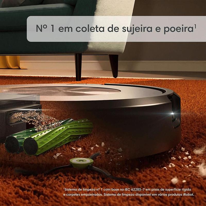 Robô Roomba Combo J9+, 2 em 1, Aspira e Passa Pano com